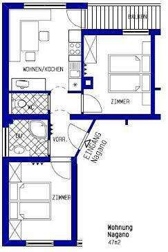 Appartement Nagano Grundriss Tux Tirol