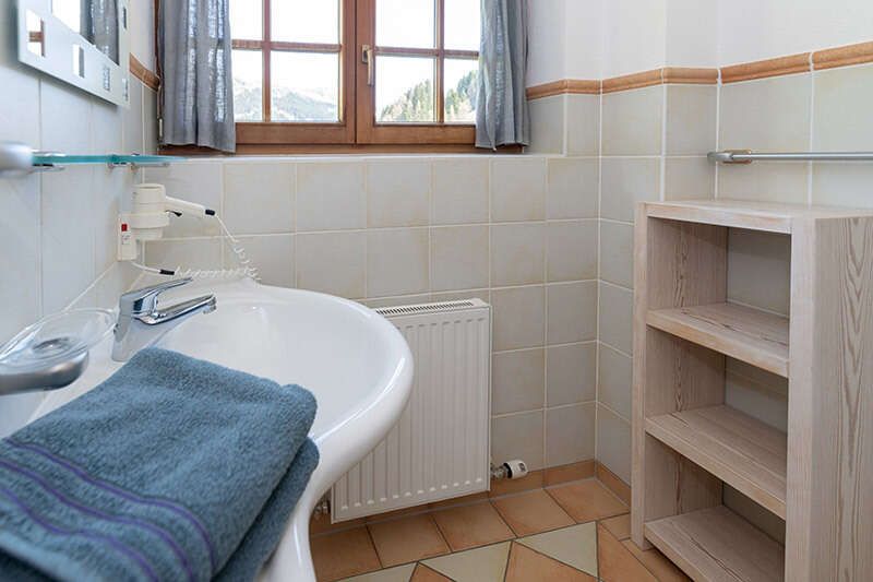 Appartement Nagaon mit Badezimmer und Dusche Zillertal Tirol