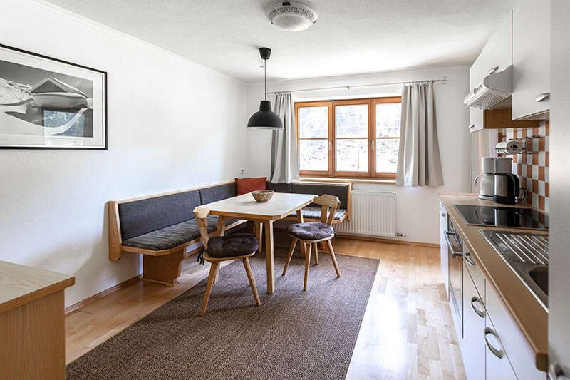 Appartement Nagaon mit Küche und Essecke Zillertal Tirol
