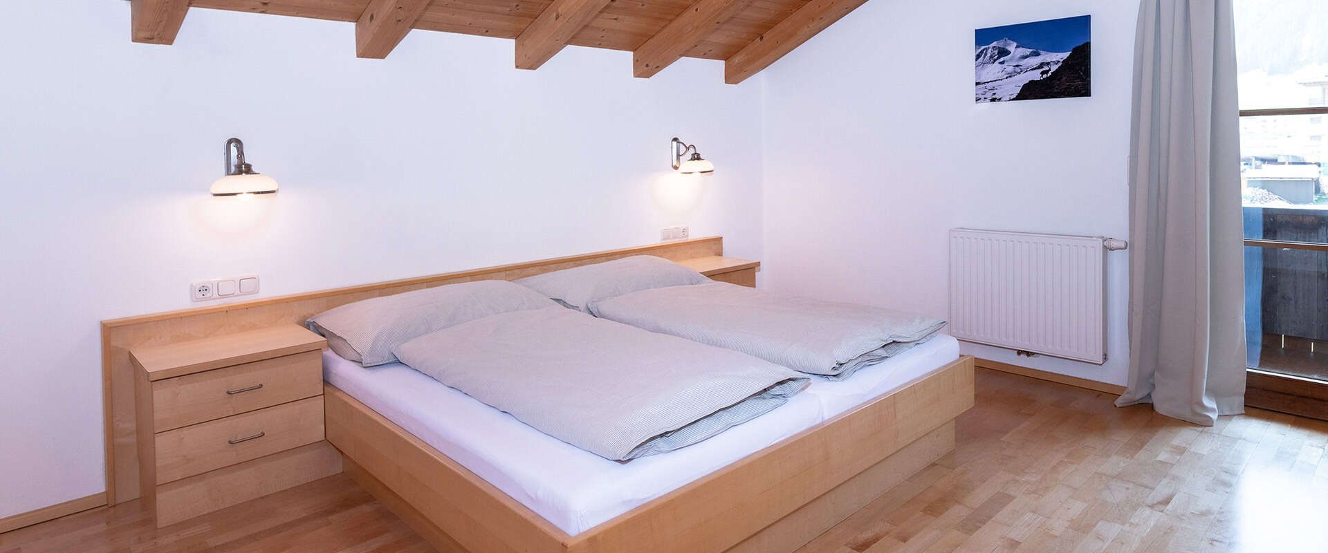 Appartements Bidner Schlafzimmer Tux Tirol